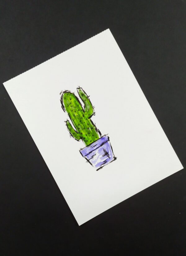 Sharpie Cactus