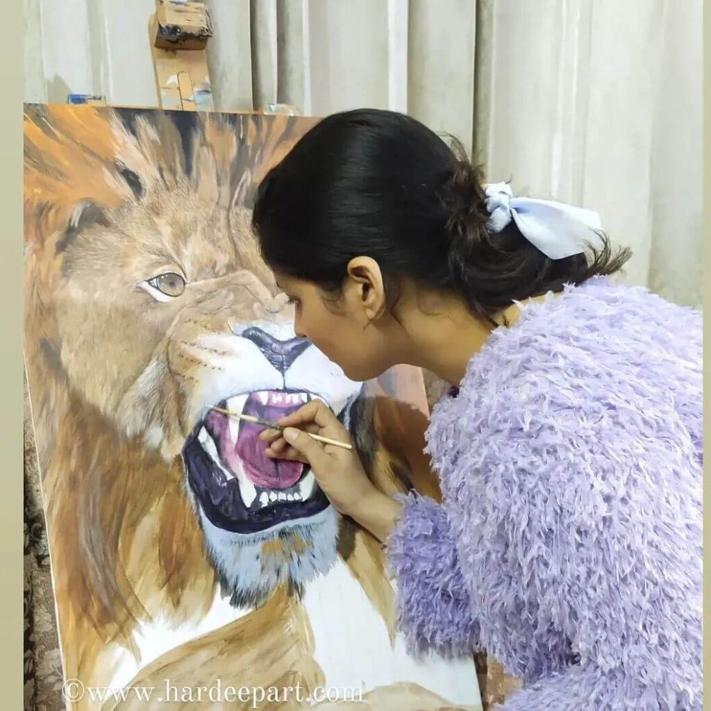 Artist Hardeep Kaur