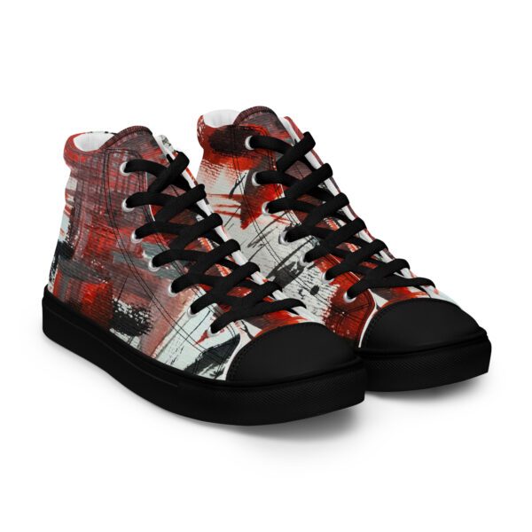 Men’s high top canvas shoes - Image 14